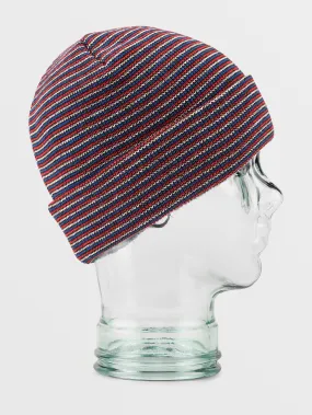 Micro Stripe Beanie - BLACK - (KIDS)