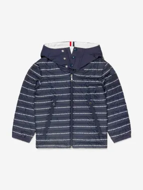 Moncler Enfant Boys Down Padded Logo Print Bergo Jacket