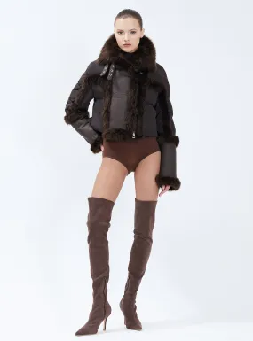 MONTANA | LONG HAIR SHEARLING JACKET