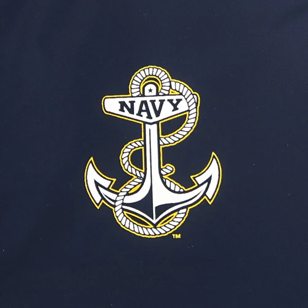 Navy Anchor Champion Packable Jacket (Navy)