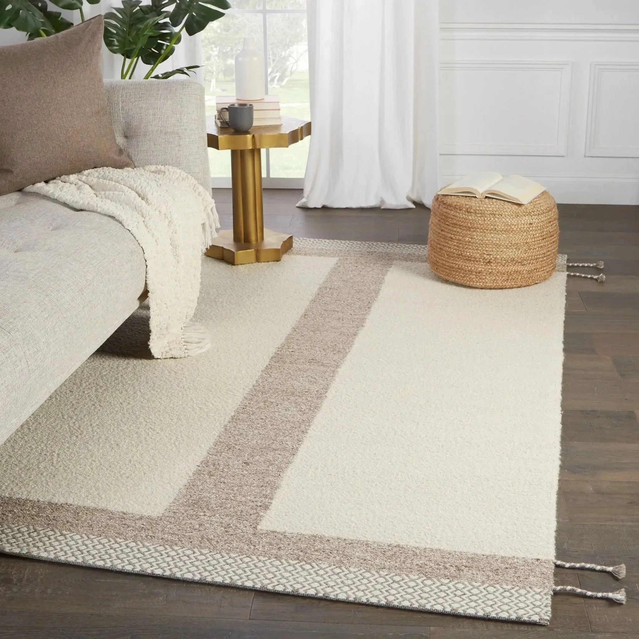 Nazca NAZ01 Cream/Light Tan Rug