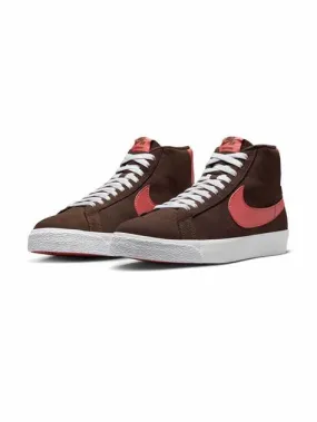 Nike SB Zoom Blazer Mid Shoes - Baroque Brown/Adobe