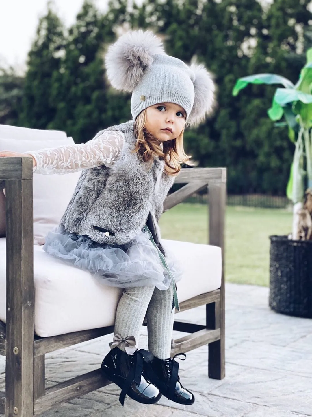 Nikita Double Pom Angora Hat