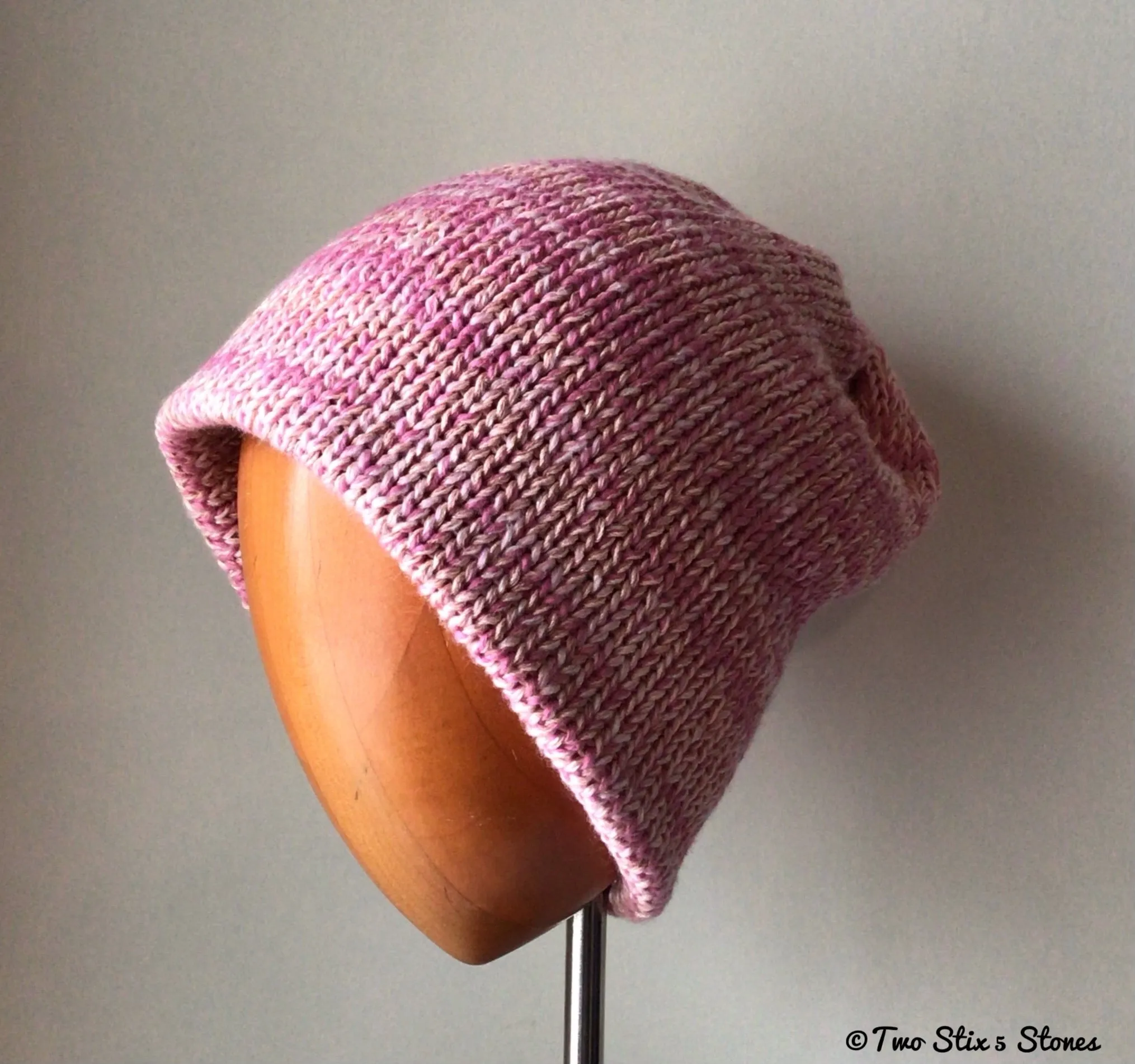 Pink Slouchy Beanie