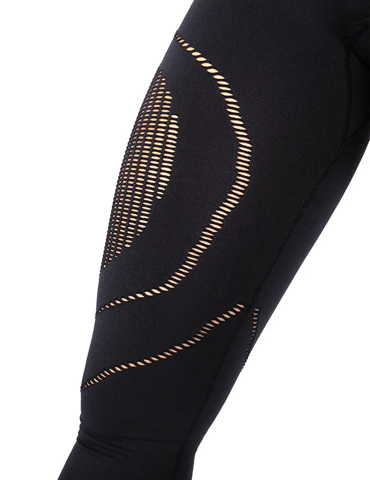 REVEAL SEAMLESS LEGGINGS - BLACK