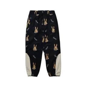 ROYAL FLEECE JOGGER PANTS BEAR RABBIT BLACK