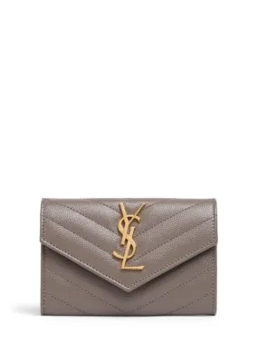 Saint Laurent   Leather envelope wallet 