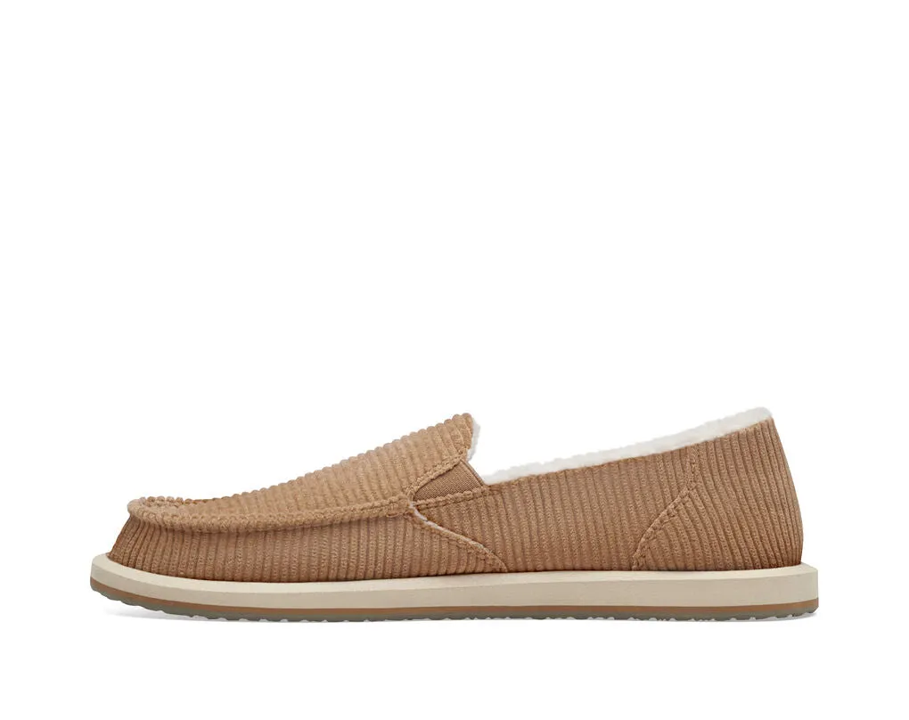 Sanuk Donna Cord Chill Shoe-Tan