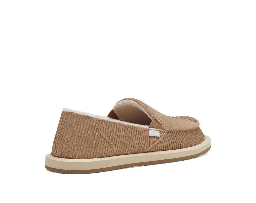 Sanuk Donna Cord Chill Shoe-Tan