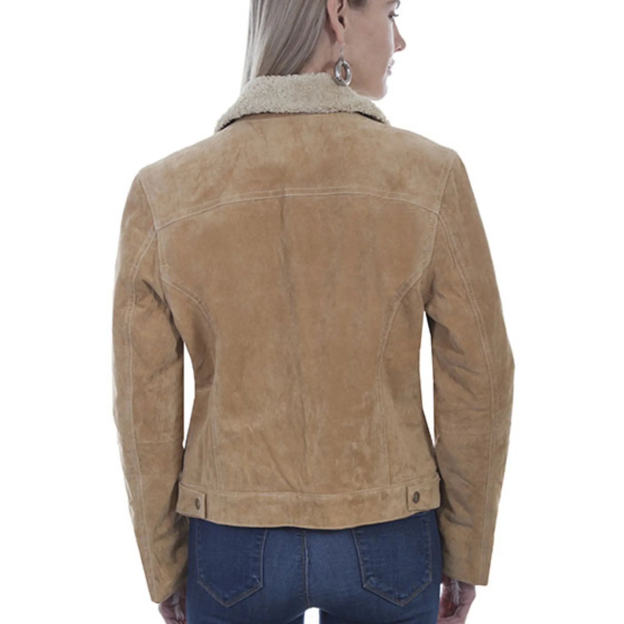 SCULLY WOMEN'S FUX SHEARLING JACKET - L1019