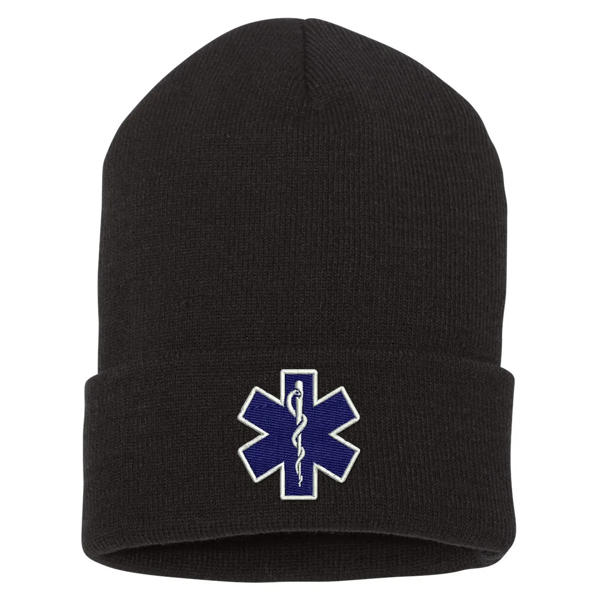 Star of Life Cuffed Beanie