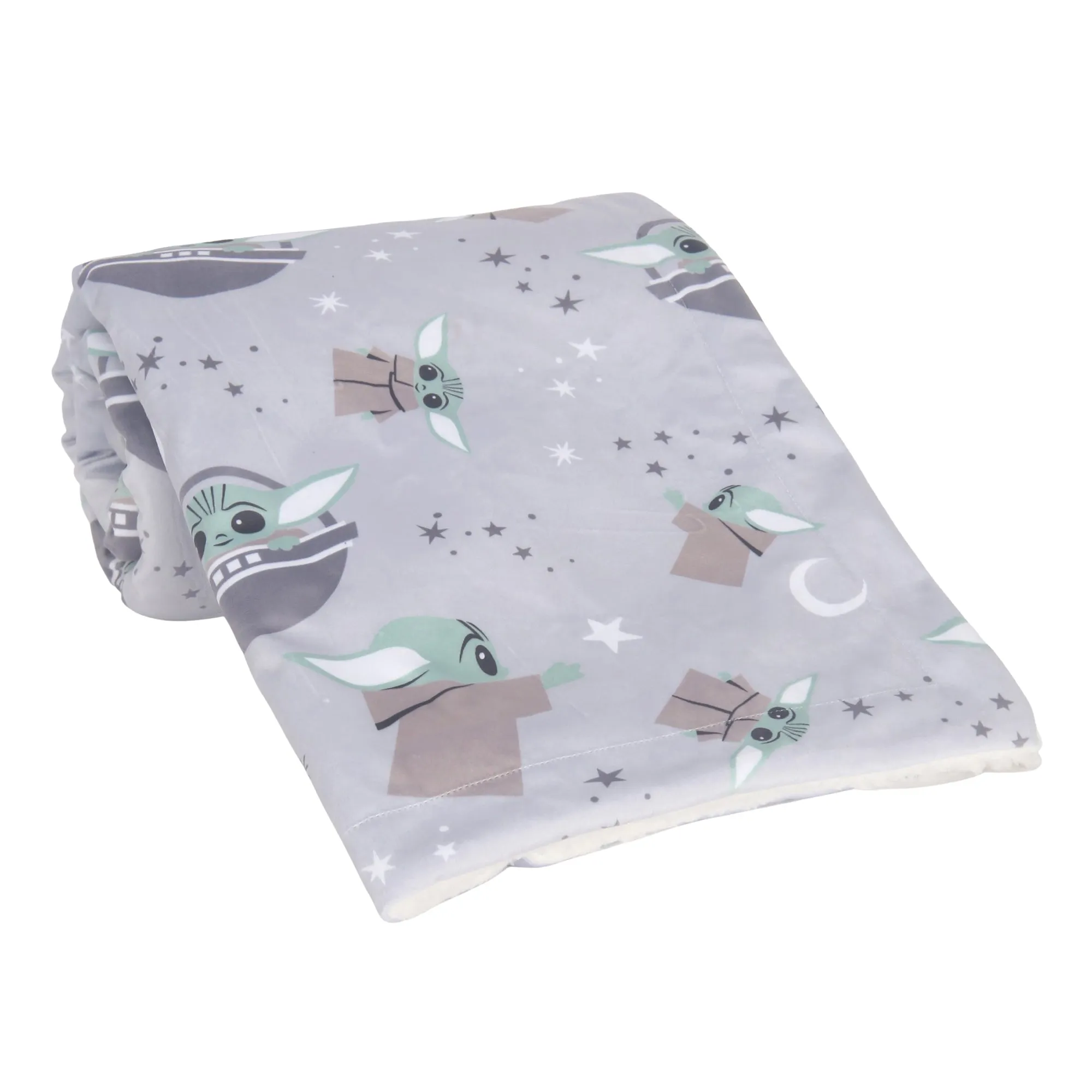 Star Wars Cozy Friends Grogu Fleece Baby Blanket