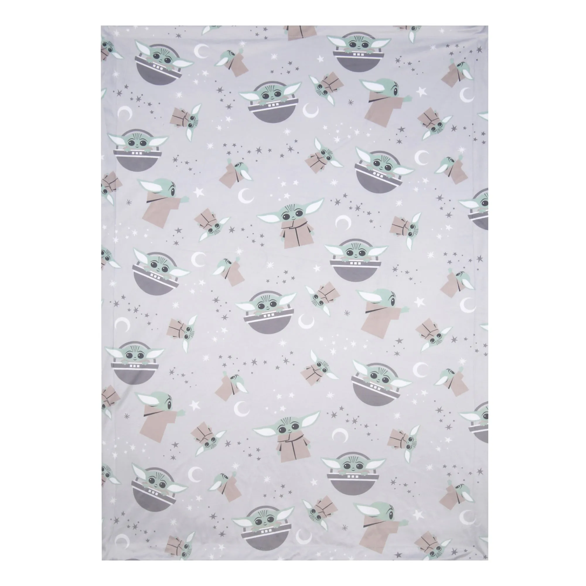 Star Wars Cozy Friends Grogu Fleece Baby Blanket