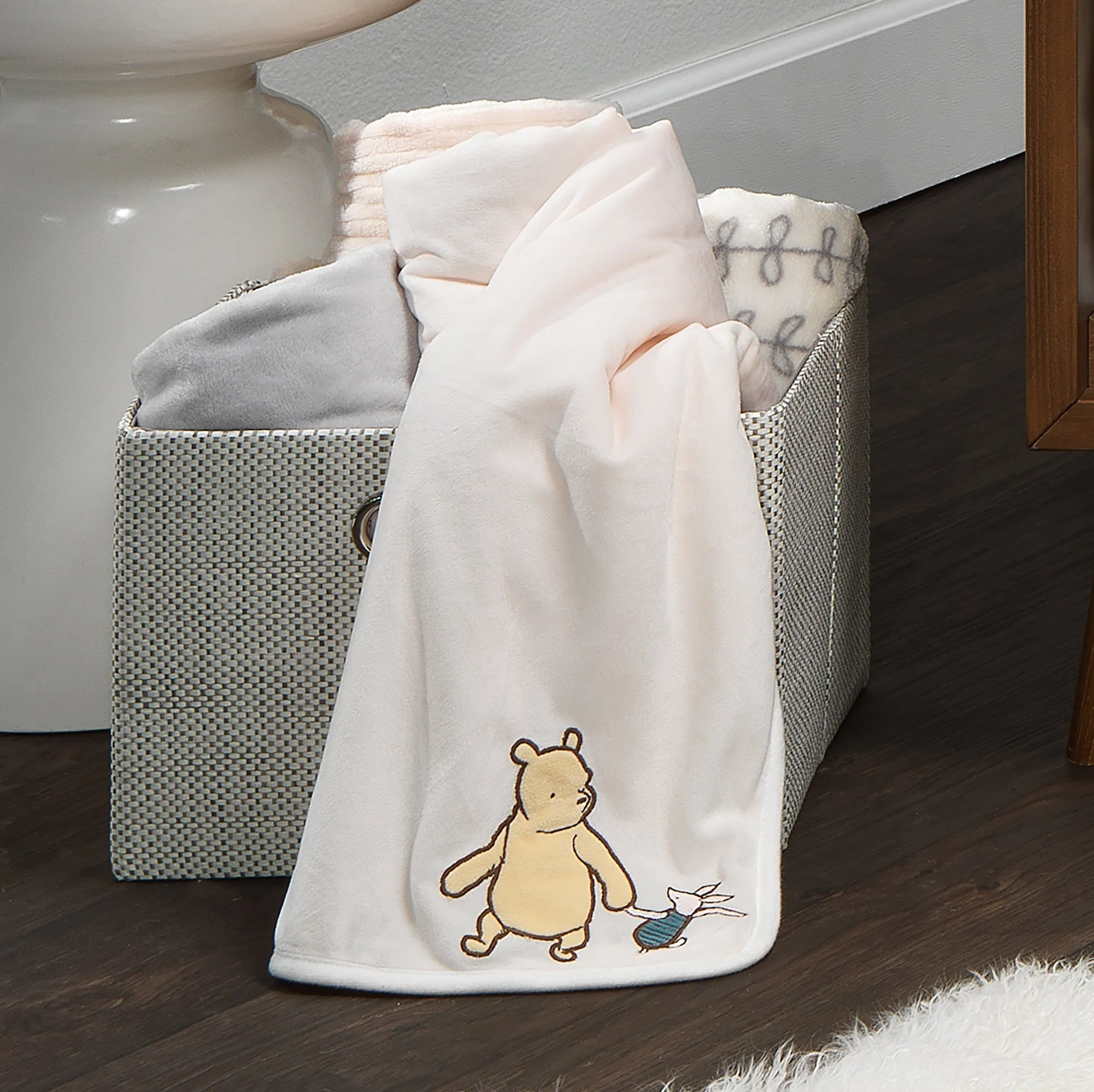 Storytime Pooh Baby Blanket