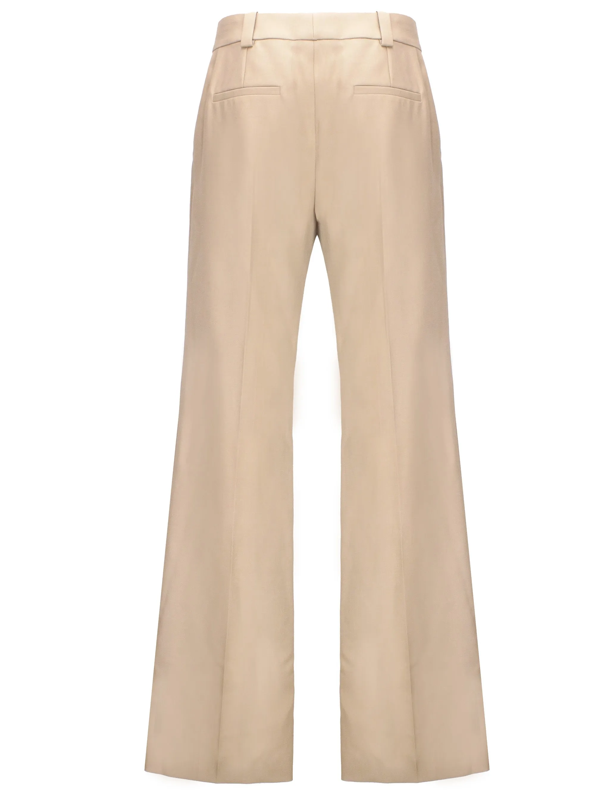 Tailored Wool Trousers with D-Ring