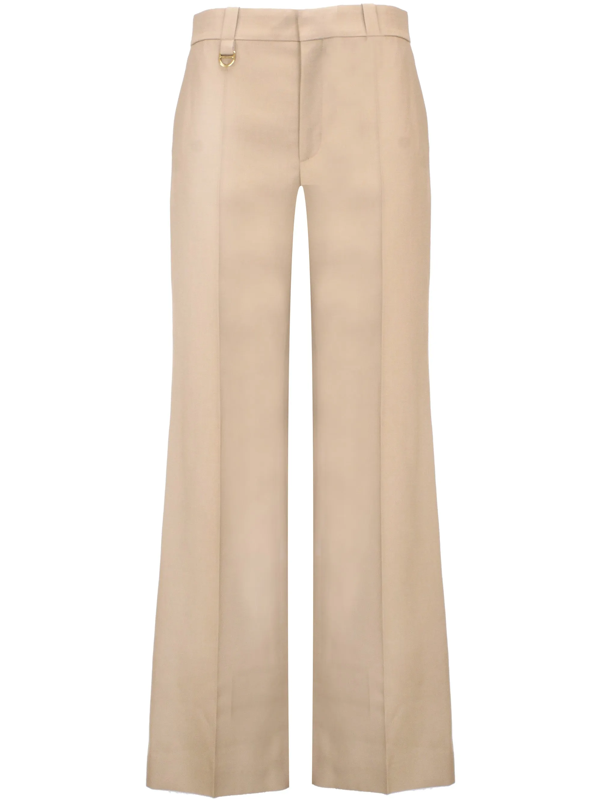 Tailored Wool Trousers with D-Ring