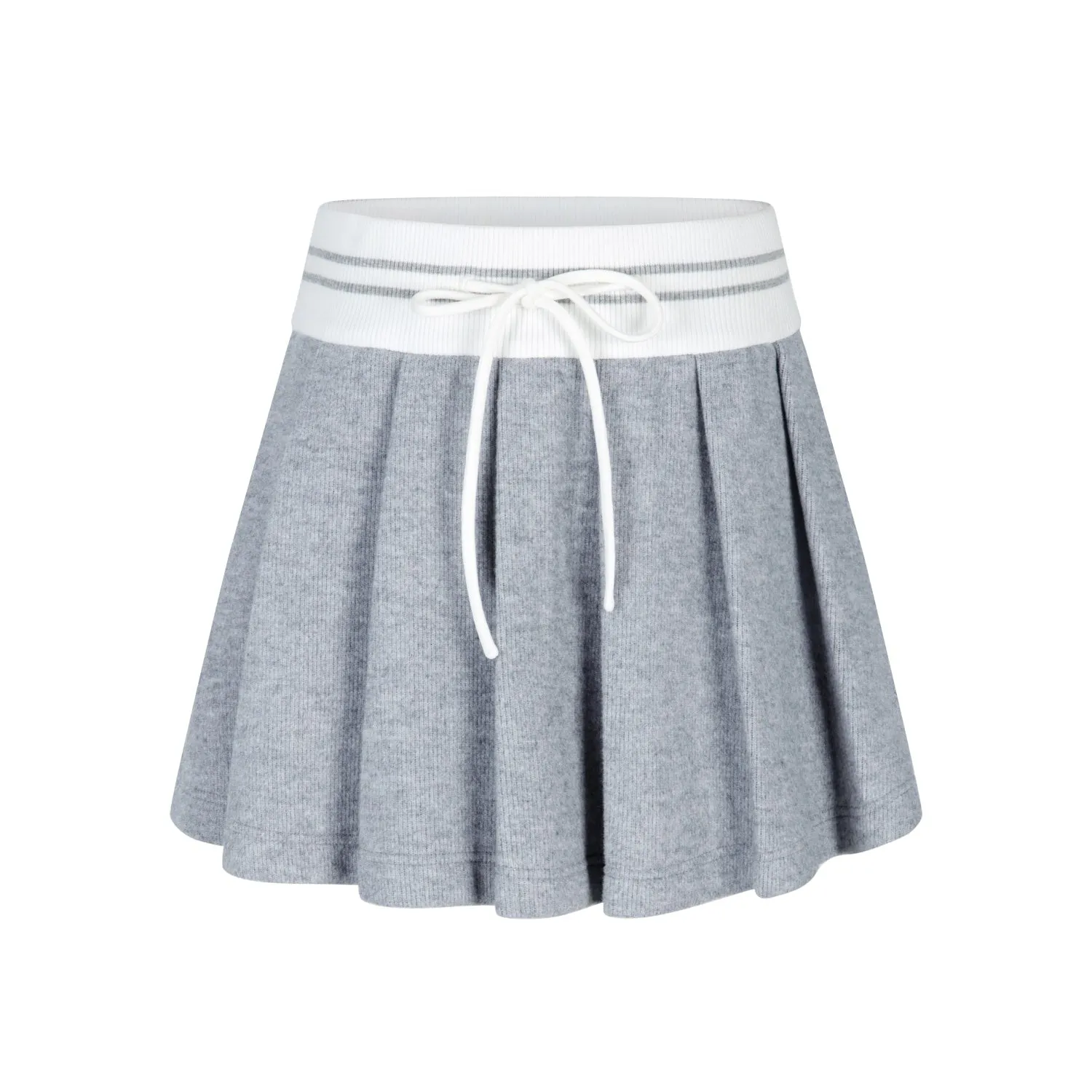 Tennis Pleated Skirt in Grey