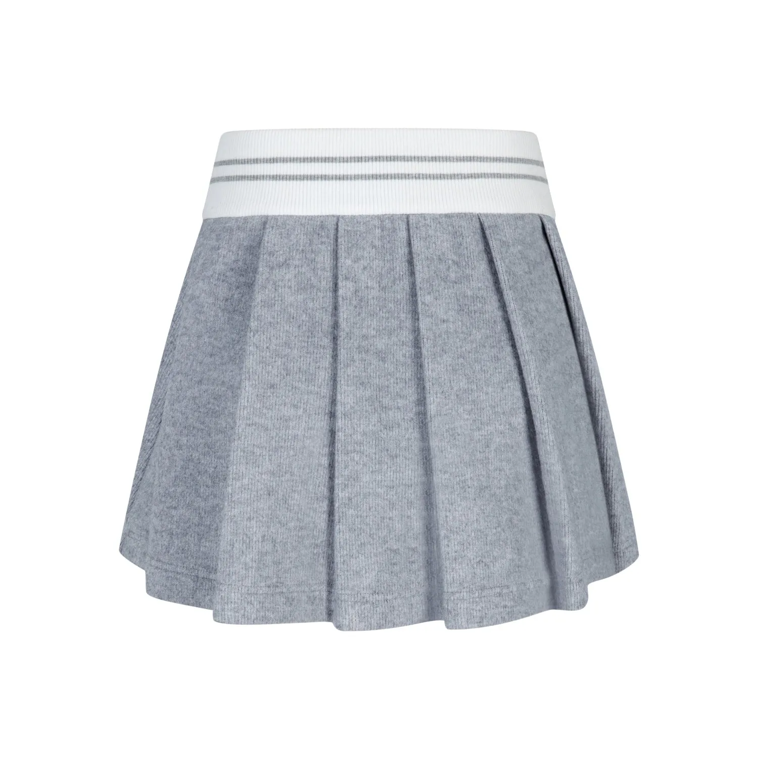 Tennis Pleated Skirt in Grey