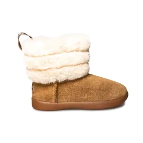 UGG Mini Quilted Fluff Chestnut Boot's - Toddler's