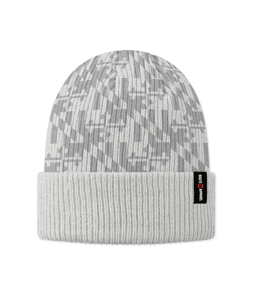 Whitescale Maryland Flag / Beanie