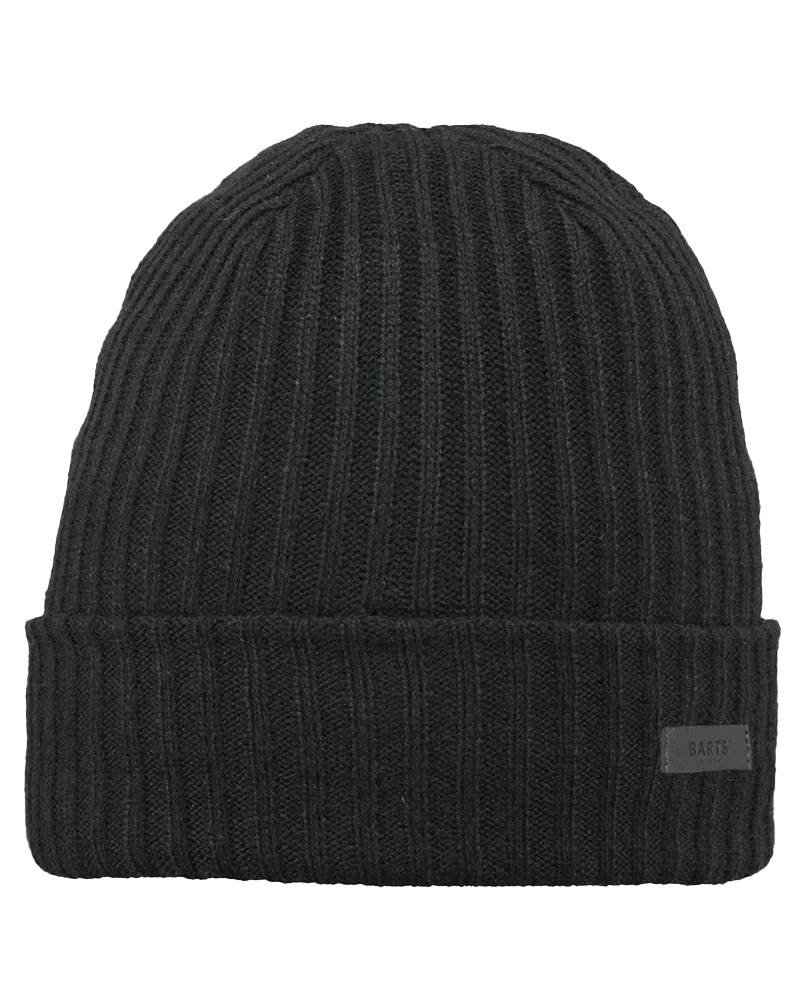 Wilbert Turnup Beanie in Black