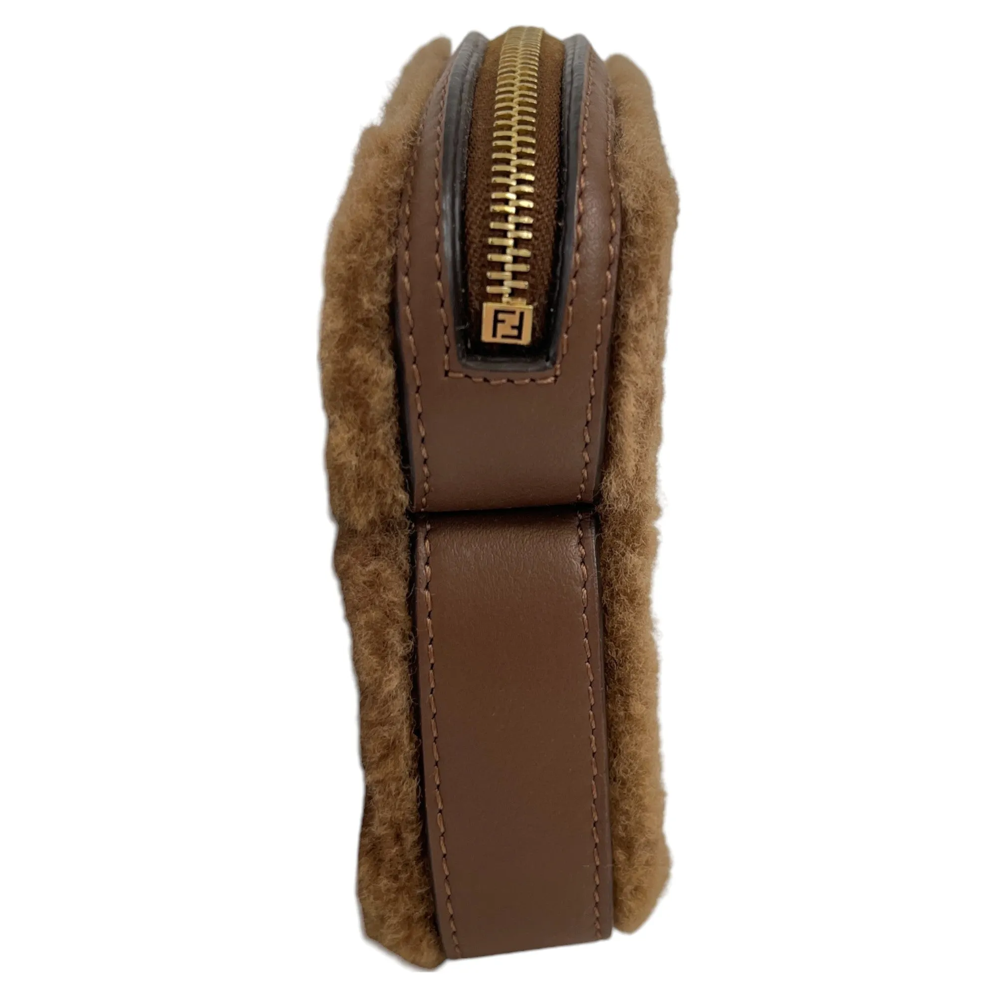 Women's Ff Shearling Charm Beige