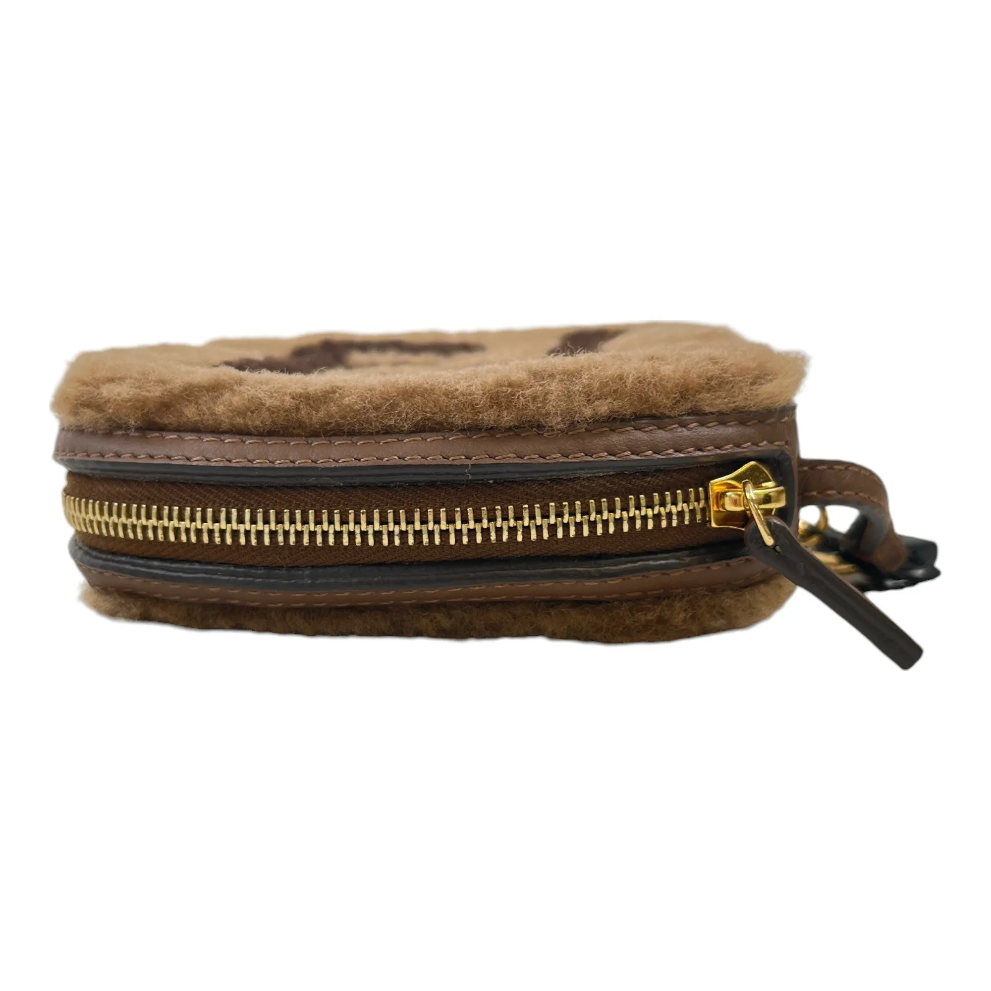 Women's Ff Shearling Charm Beige