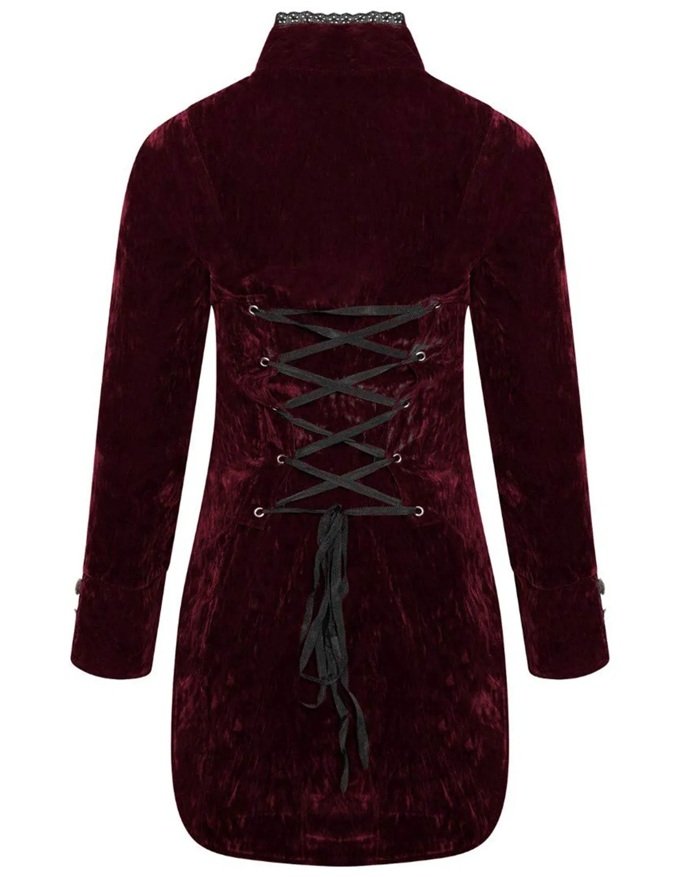 Women's Velvet Brocade Tailcoat